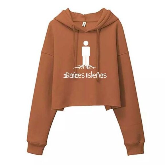 Raíces Isleñas Cropped Hoodie – Island Roots Style - Picture 1 of 3